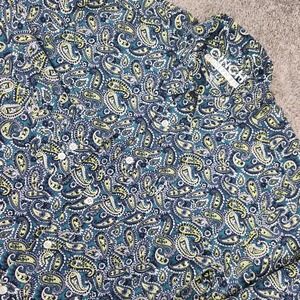 Cinch Western Shirt Mens L Paisley Modern Fit Rodeo Button Up Cotton Cowboy‎